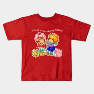 I Think You Are Berry Special! Vintage Strawberry & Huck Fanart WO Kids T-Shirt